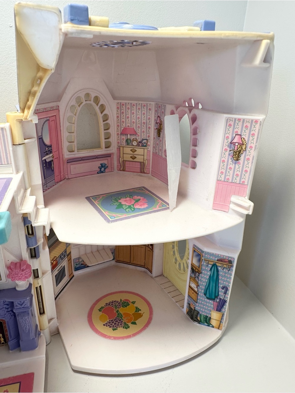 FISHER-PRICE 2003 Sweet Streets Victorian Dollhouse with Handle Mattel - Picture 9 of 15
